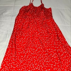 Red heart dress